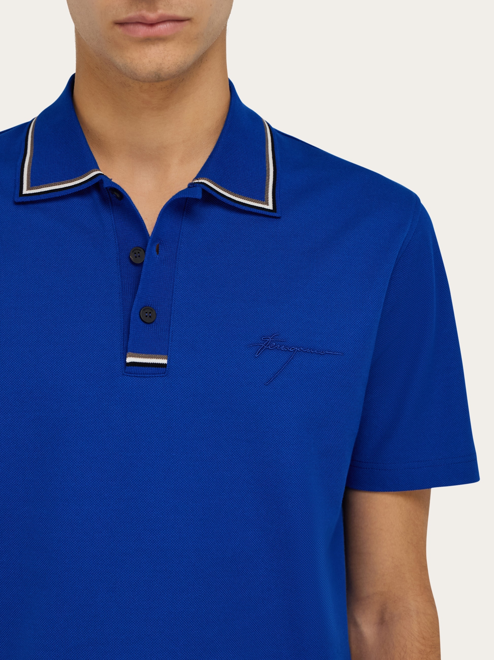 Signature polo - Men | Ferragamo