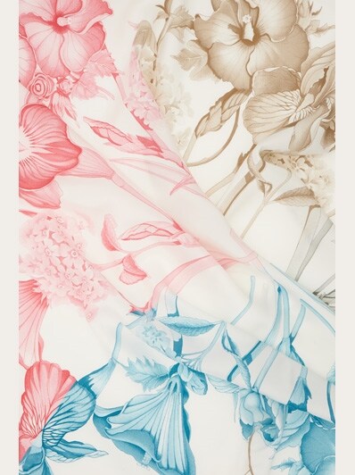 Ferragamo正規品/関税送料込み BOUQUET PRINT Scarf Ferragamo正規品/関税送料込み BOUQUET PRINT Scarf (FERRAGAMO