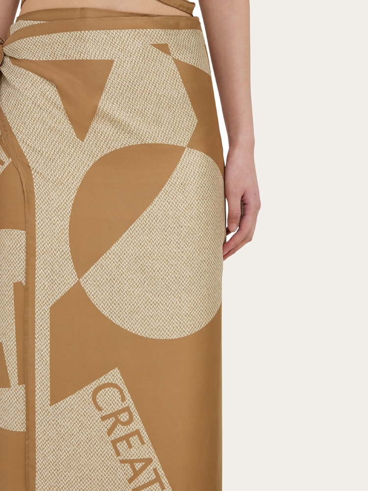 Venna logo sarong skirt Gallery image 4