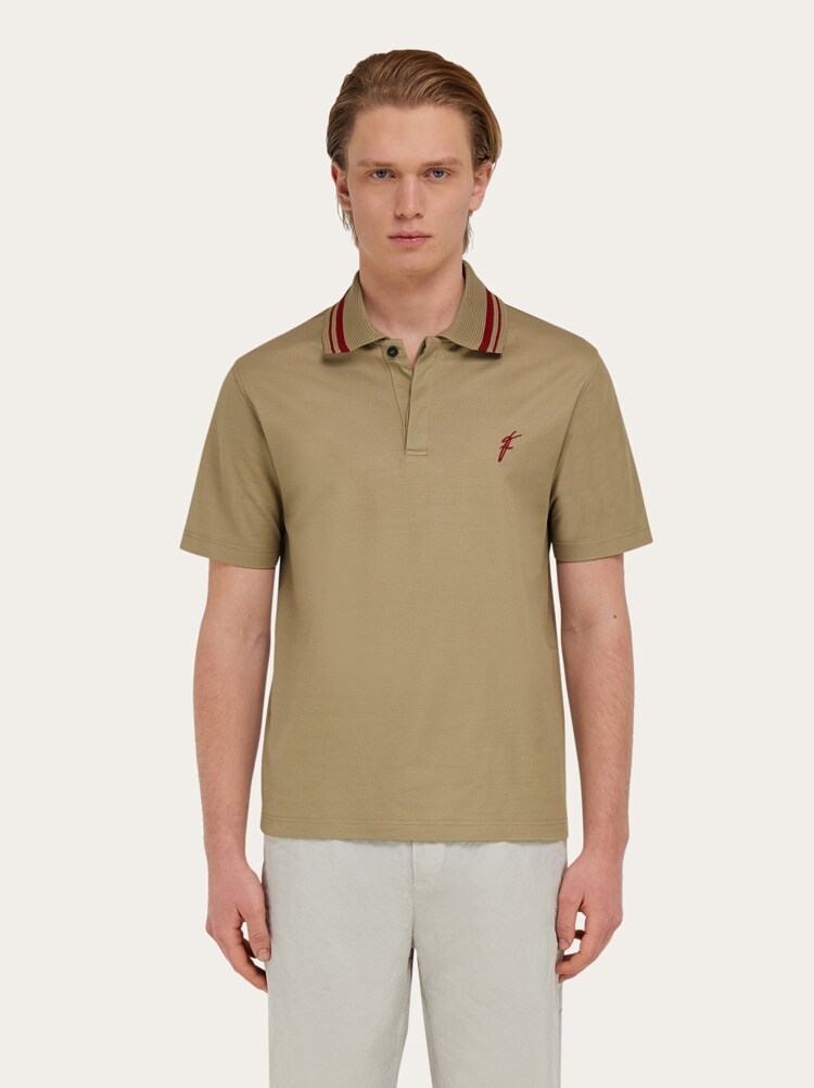 Organic cotton polo shirt Gallery image 2