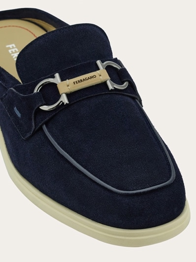 Gancini buckle loafer mule - Men | Ferragamo