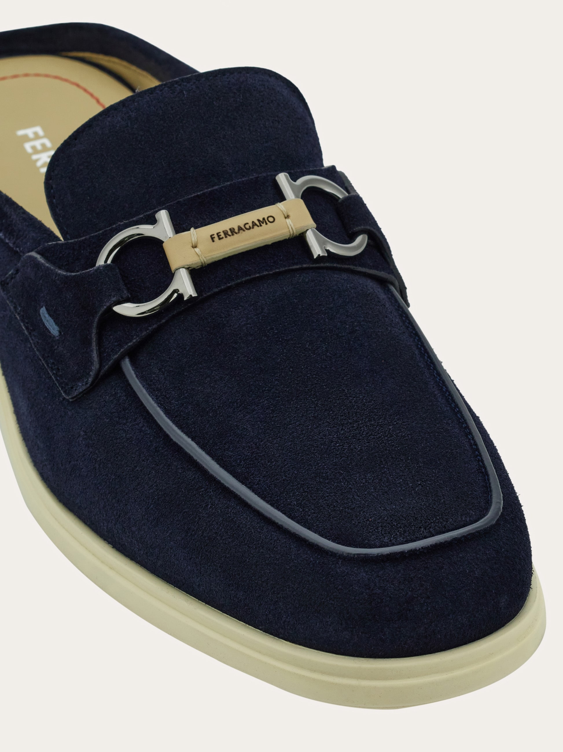 Gancini buckle loafer mule - Men | Ferragamo
