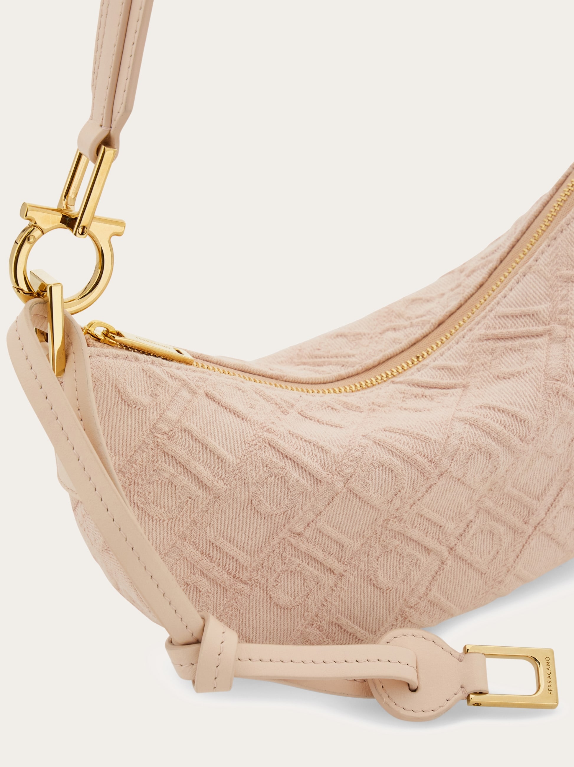 Ferragamo Monogram mini hobo bag - Women | Ferragamo