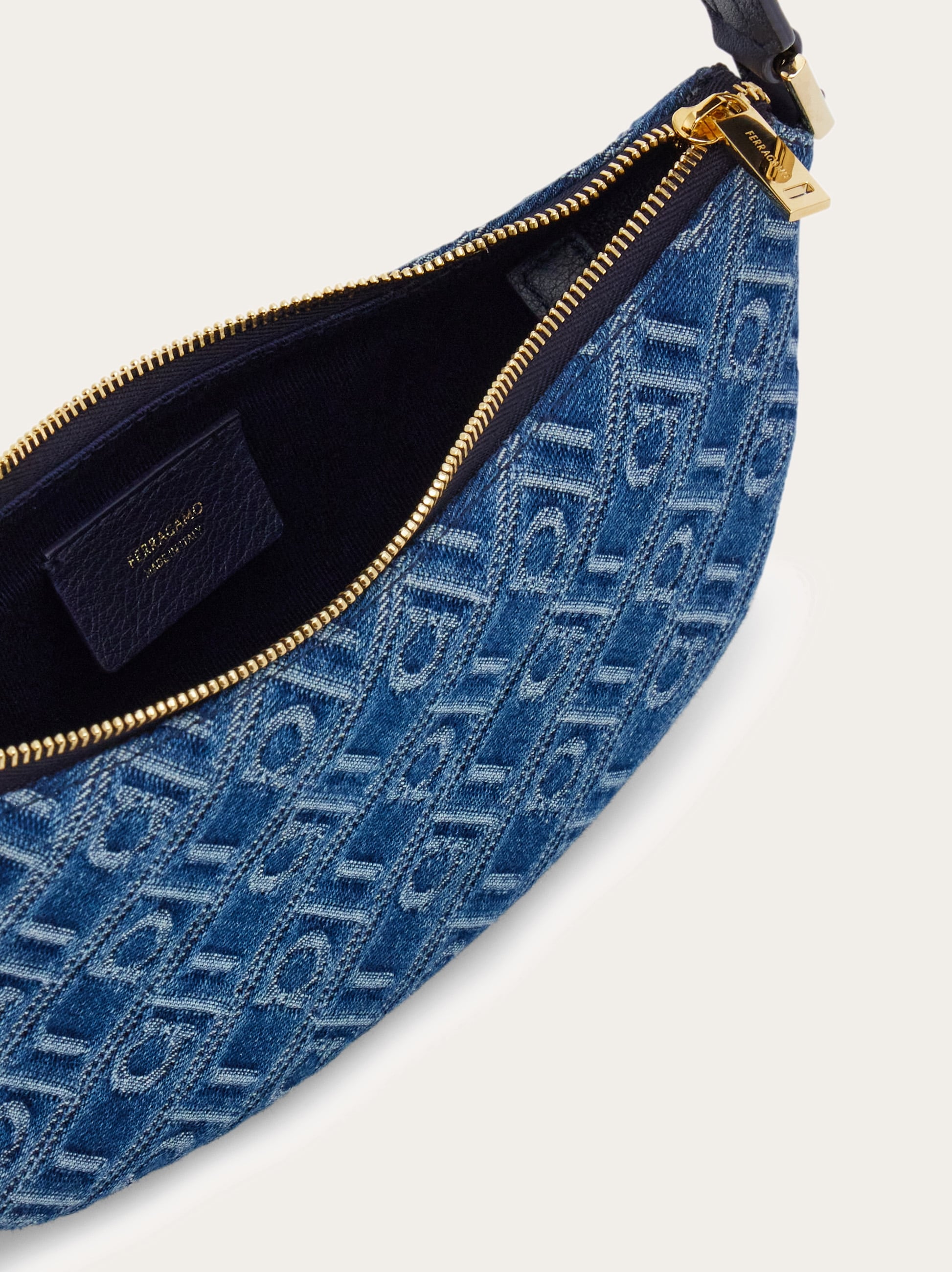 Ferragamo Monogram mini hobo bag - Women | Ferragamo