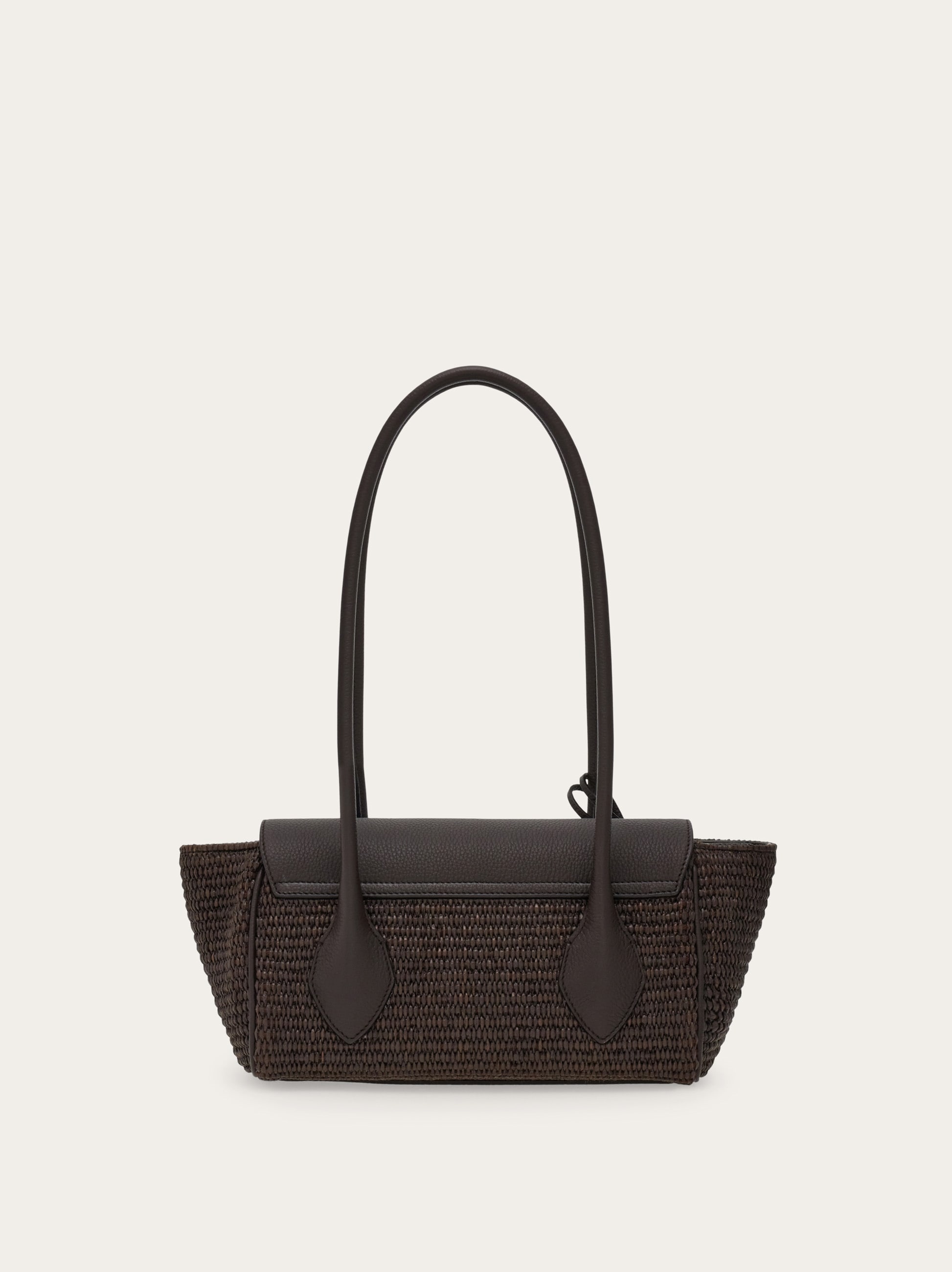 人気!FERRAGAMO ブラック S East-West トートバッグ East-West tote bag (S) - Women | Ferragamo