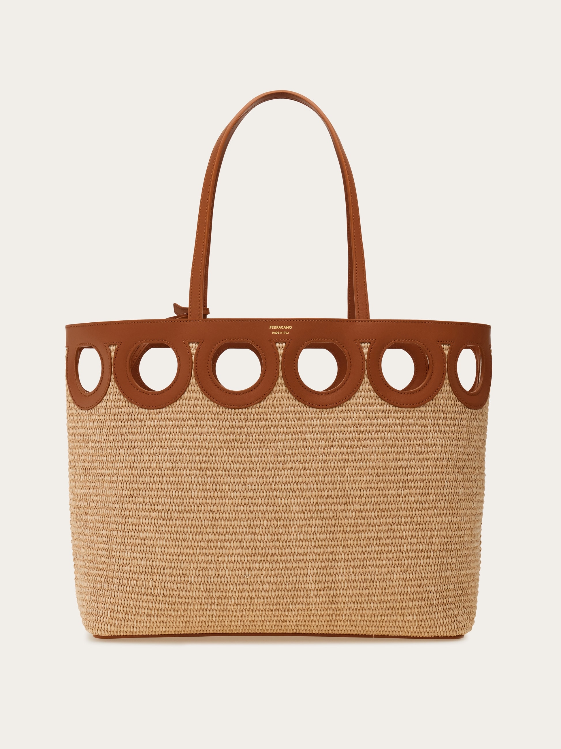 Gancini outline tote bag (L) - Women | Ferragamo