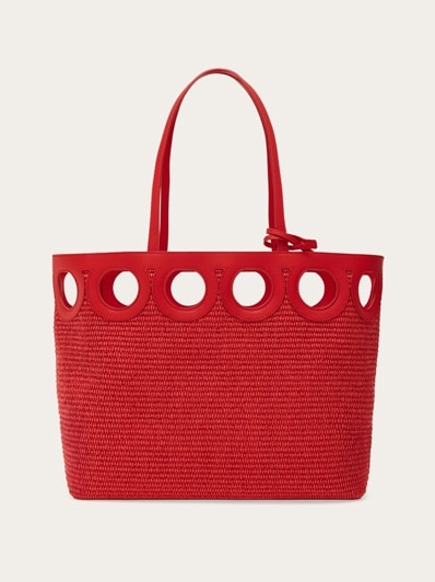 【SALVATORE FERRAGAMO】GANCINI TOTE BAG Gancini tote bag (M) - Women | Ferragamo