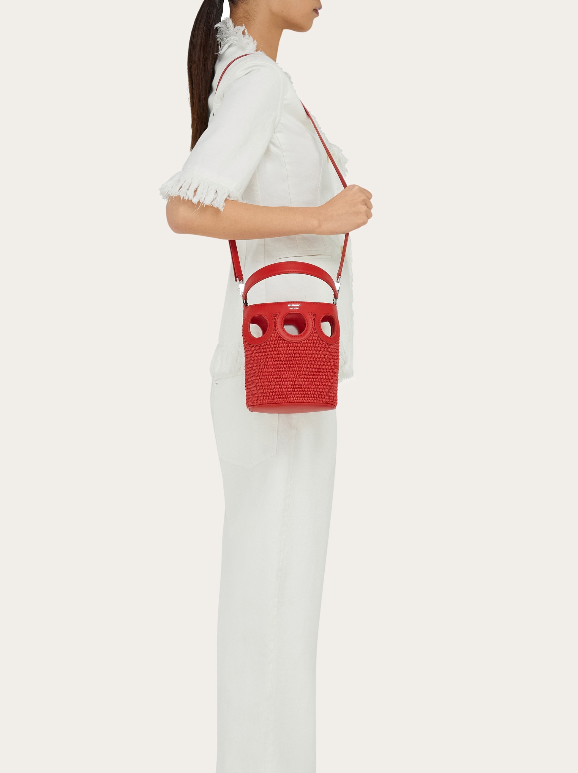 【SALVATORE FERRAGAMO】GANCINI MINI BUCKET BAG New Salvatore Ferragamo Gancini Mini bucket bag | eBay