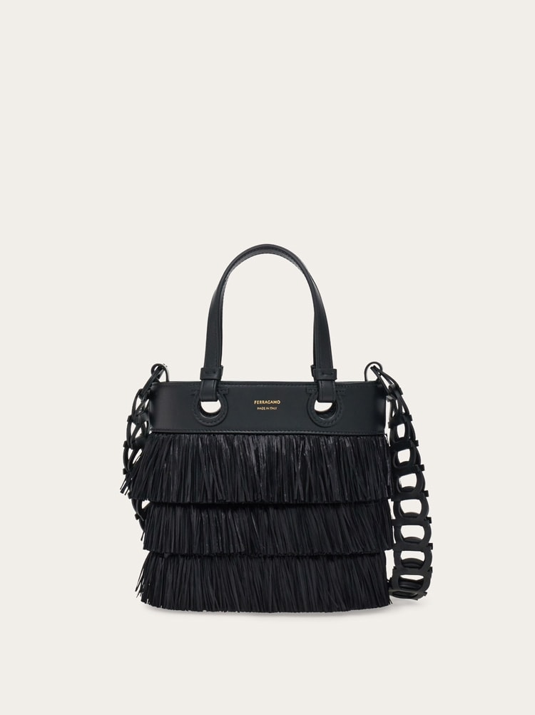 Fringed tote bag Gallery image 1