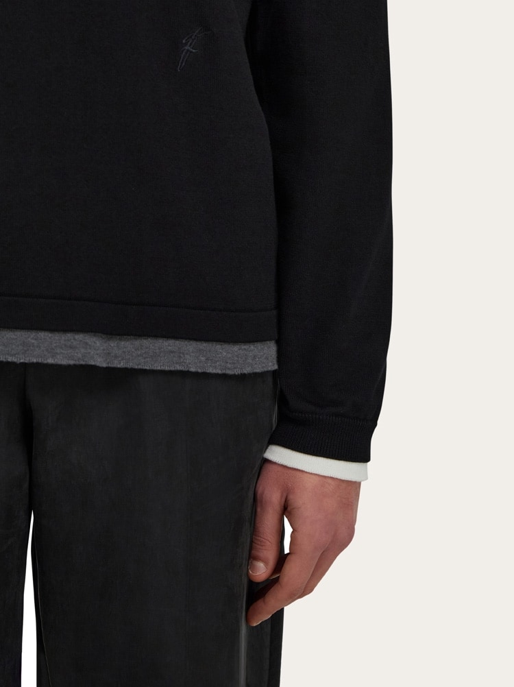 Layered long sleeved polo Gallery image 4