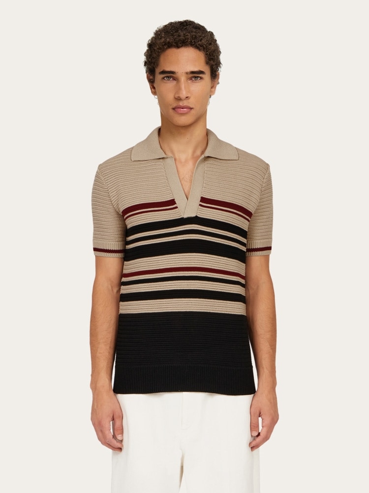 Cotton knit polo shirt Gallery image 2
