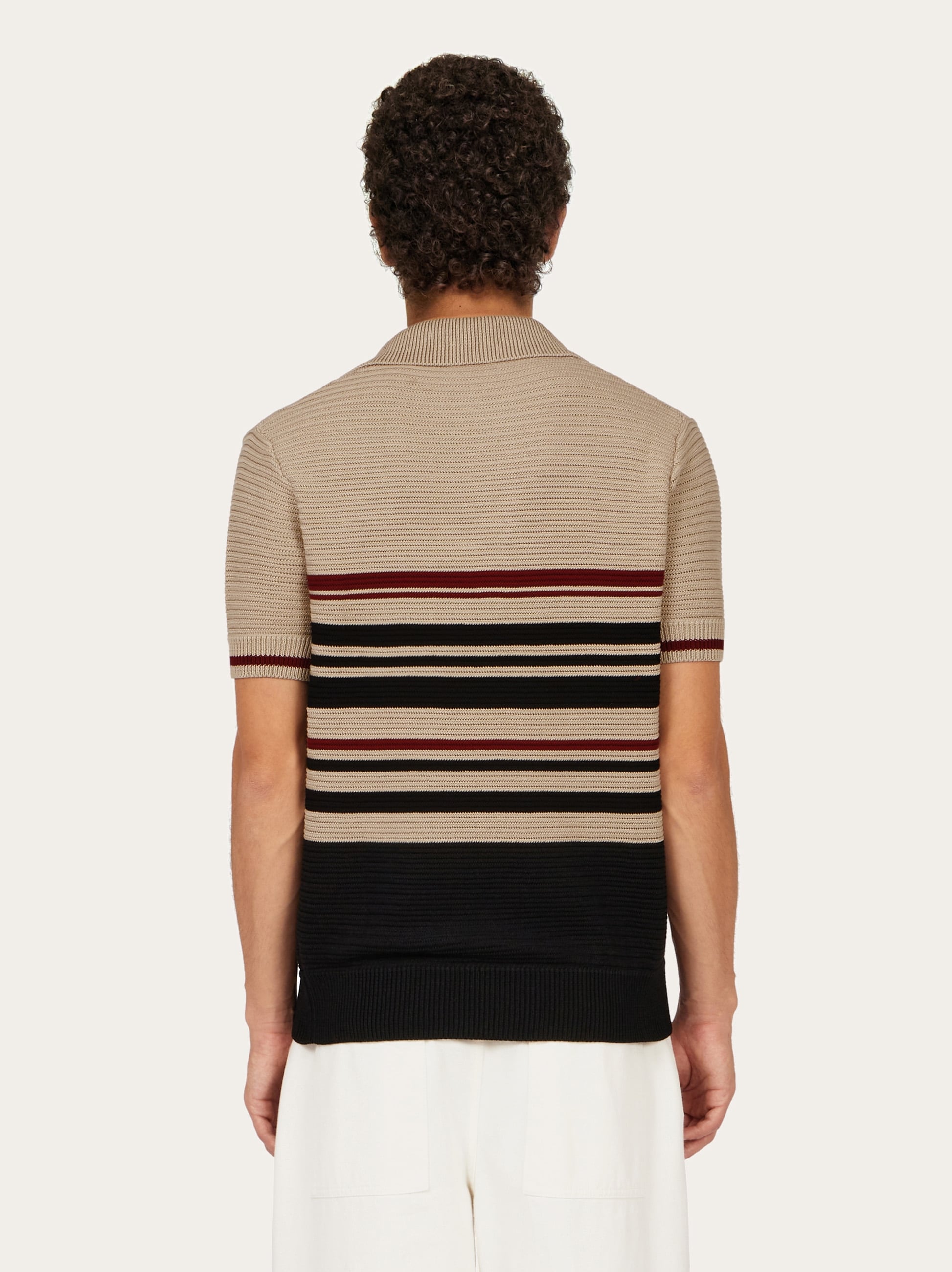 Cotton knit polo shirt - Men | Ferragamo