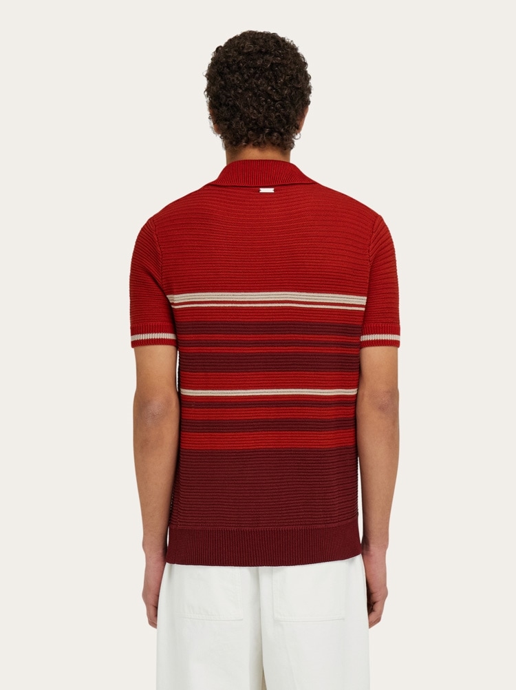 Cotton knit polo shirt Gallery image 3