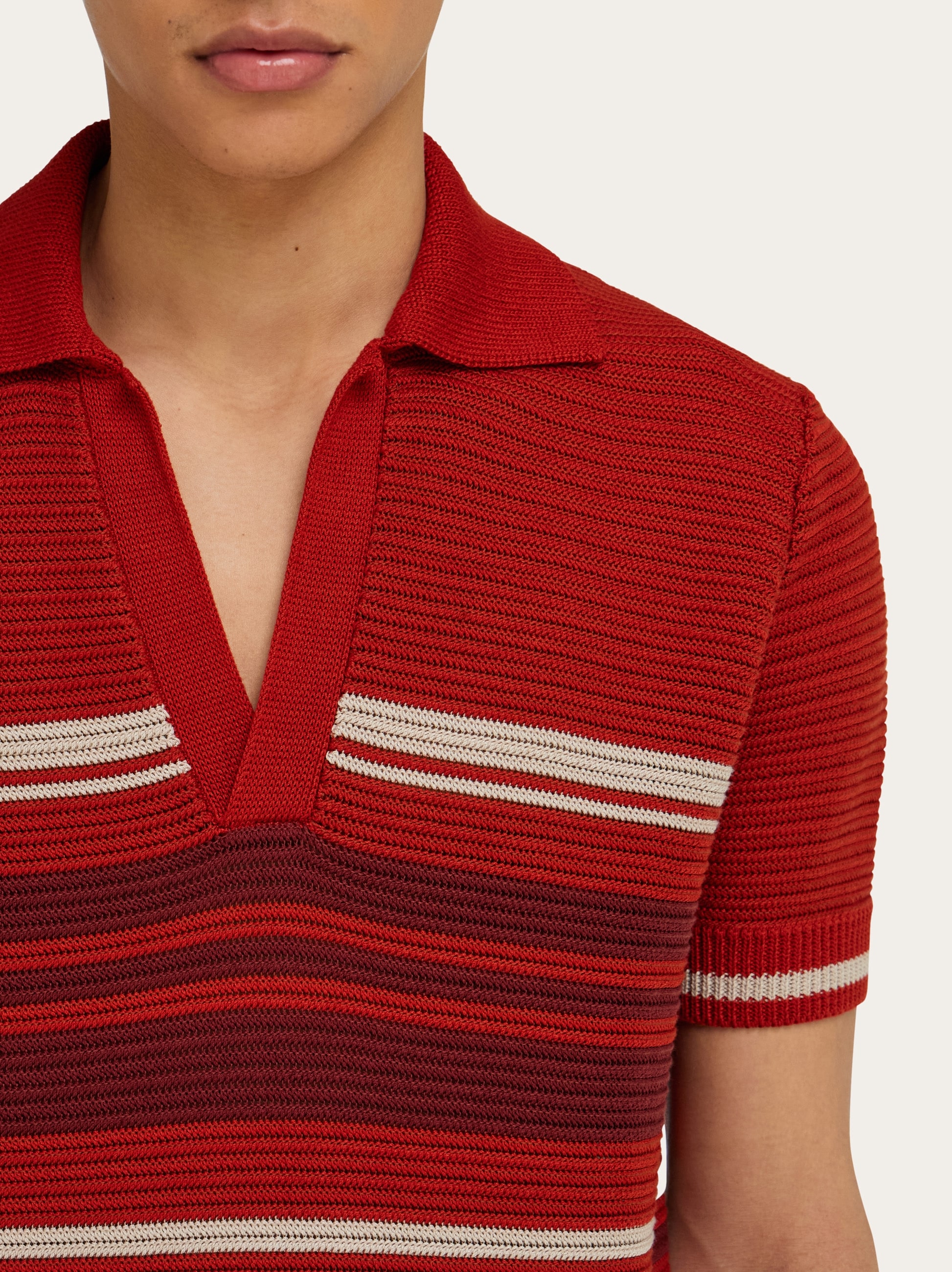 Cotton knit polo shirt - Men | Ferragamo