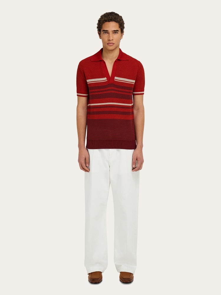 Cotton knit polo shirt Gallery image 6