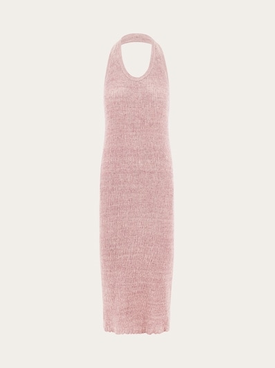 【送料&関税込】Ferragamo Pink Stretch Viscose Blend Dress Ferragamo Pink Stretch Viscose Blend Dress | italist, ALWAYS