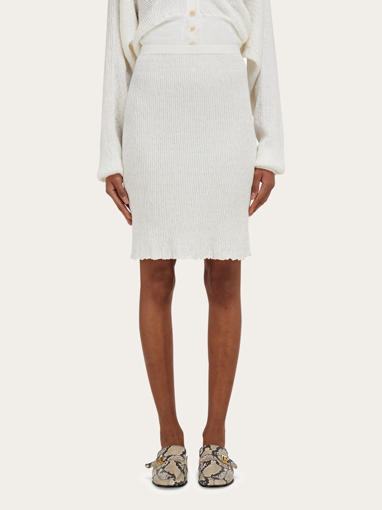 Jersey linen skirt Gallery image 2