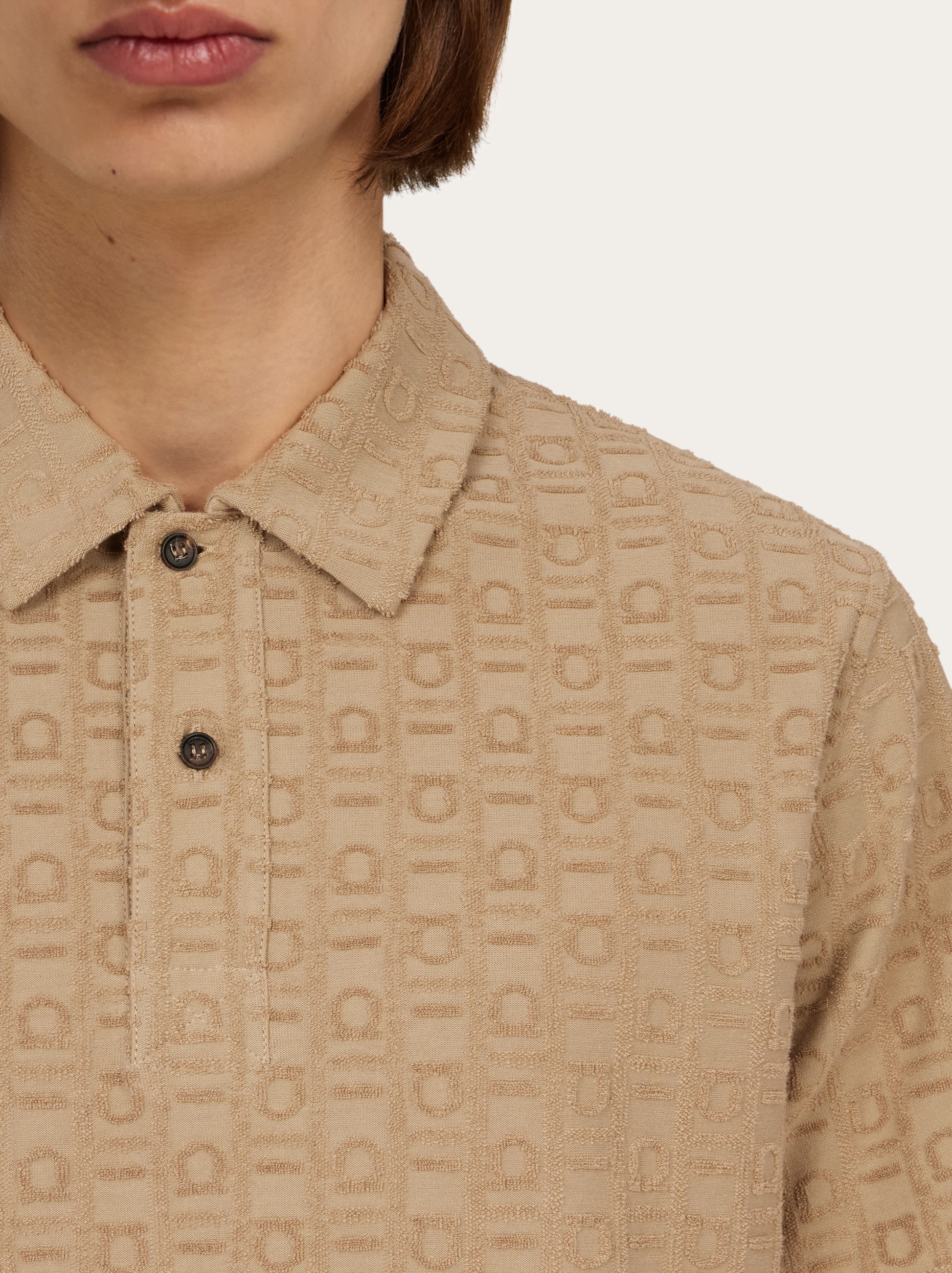 Ferragamo Monogram polo shirt - Men | Ferragamo