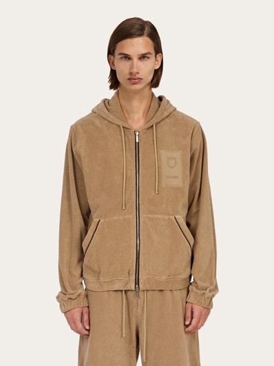 パーカー・フーディ FERRAGAMO Hooded blouse fell off (0761592 REDAUBERGINE) Ferragamo Hooded Blouse Fell Off | italist