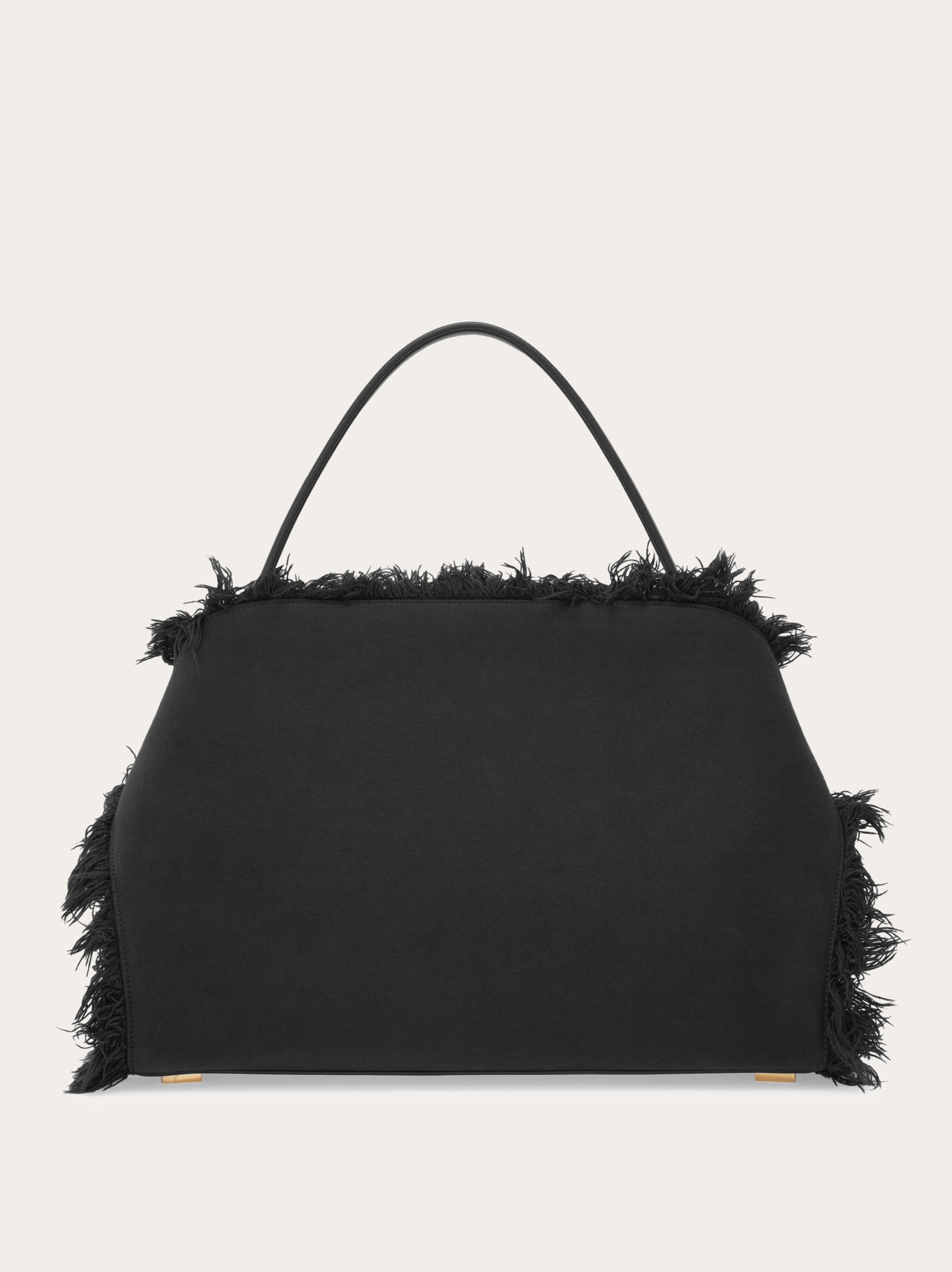 Fringed Hug Soft shoulder bag (L) - Women | Ferragamo
