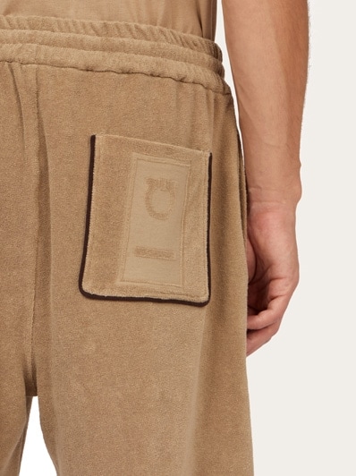 パンツ FERRAGAMO PANTS (13C753766872 YELLOW) Ferragamo Men's Monogram Jacquard Cargo Pants | Neiman Marcus