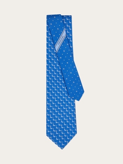 アクセサリーその他 FERRAGAMO Silk tie with Intreccio motif Ferragamo Silk tie intreccio motif | The Fashion Square