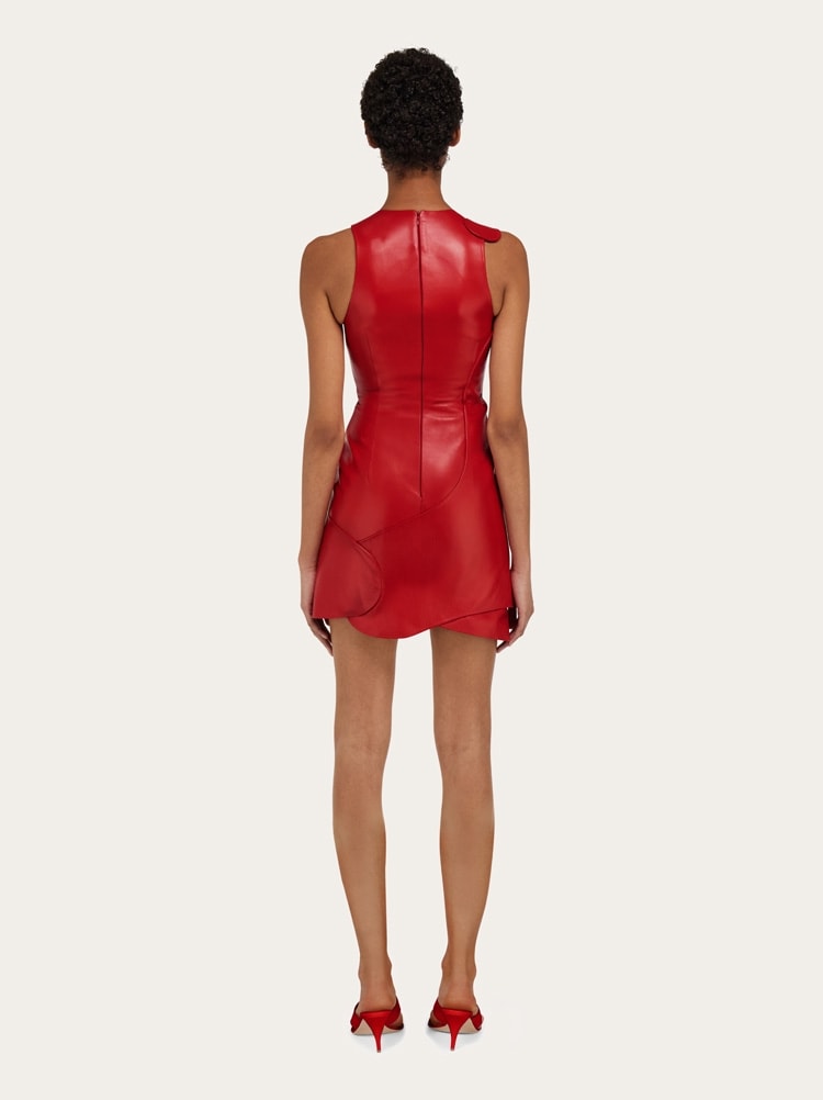 Leather mini dress Gallery image 4