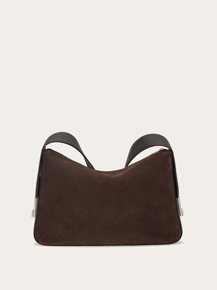 Bolso messenger con hebillas Gancini (M) Gallery image 5