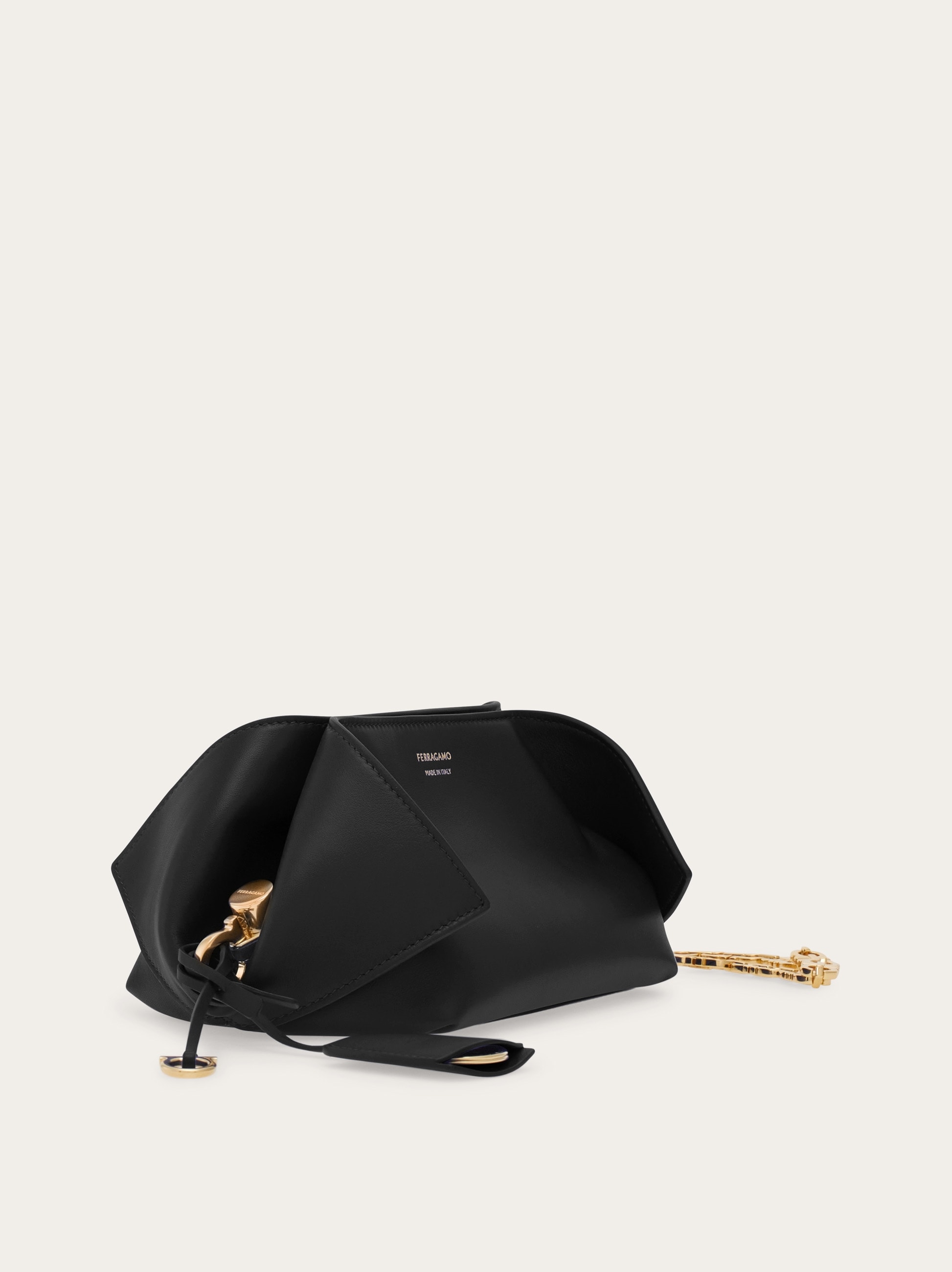 Gancini chain folded clutch - Women | Ferragamo