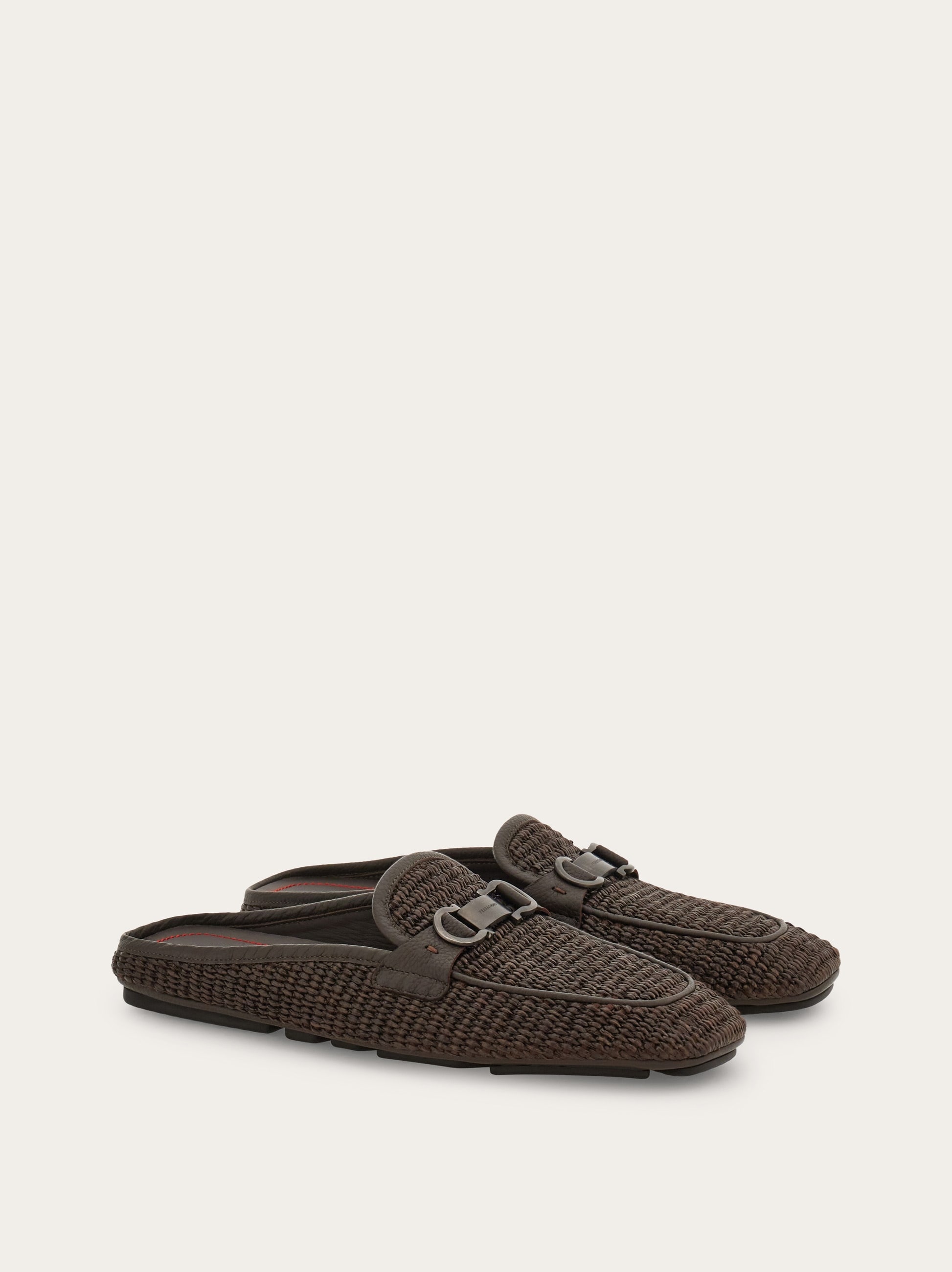 Mule with Gancini ornament - Men | Ferragamo Mule with Gancini ornament - Men | Ferragamo