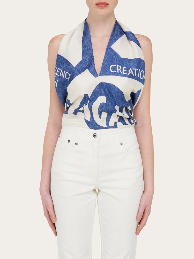 Venna logo handkerchief top Gallery image 3