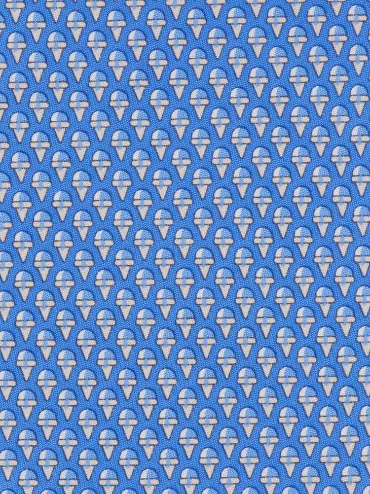Ice cream print silk tie Gallery image 2