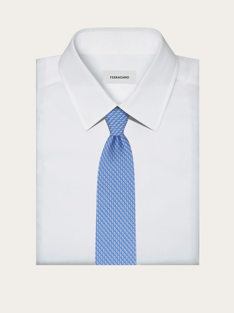 Ice cream print silk tie Gallery image 4
