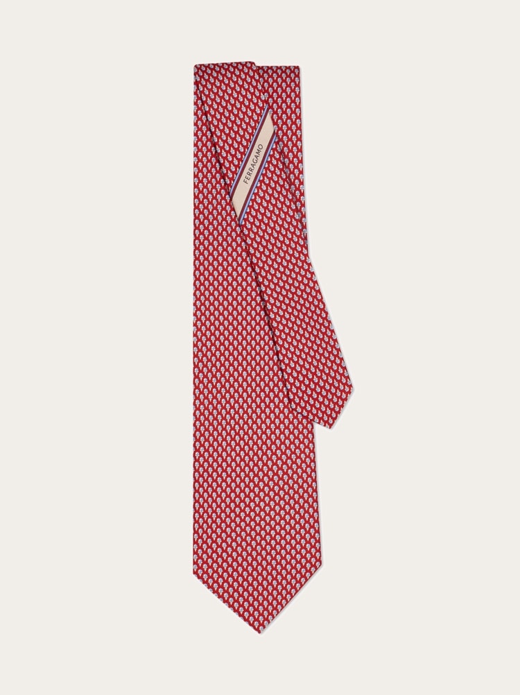 Ice cream print silk tie Gallery image 3