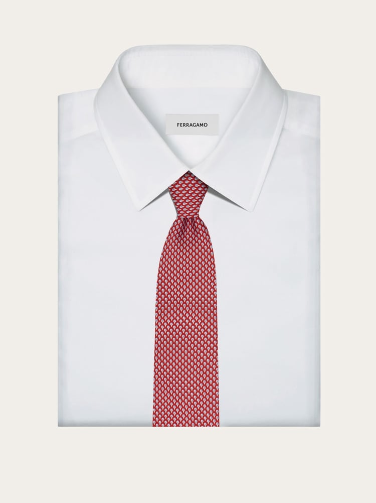 Ice cream print silk tie Gallery image 4