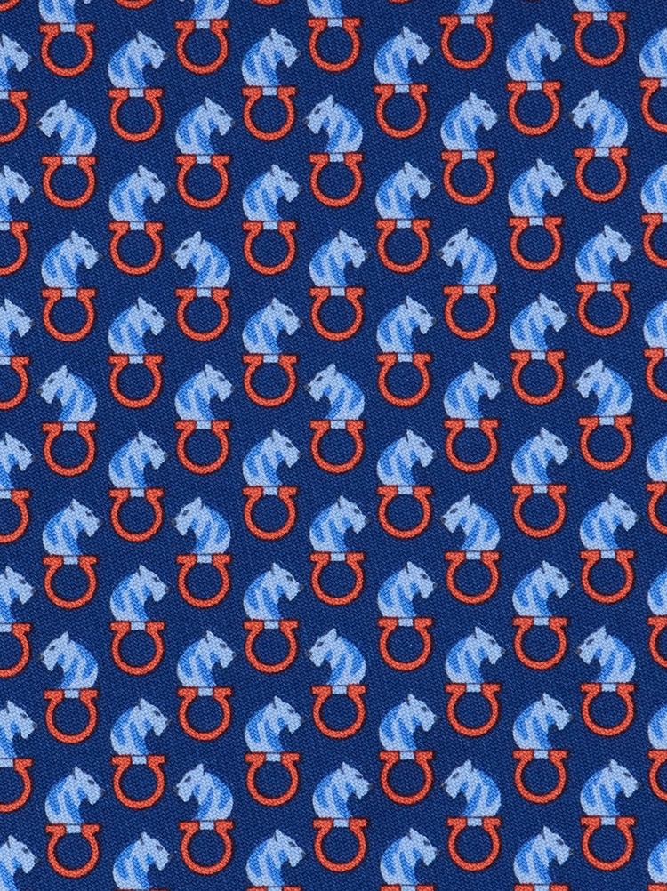 Corbata de seda estampado Felino Gallery image 2