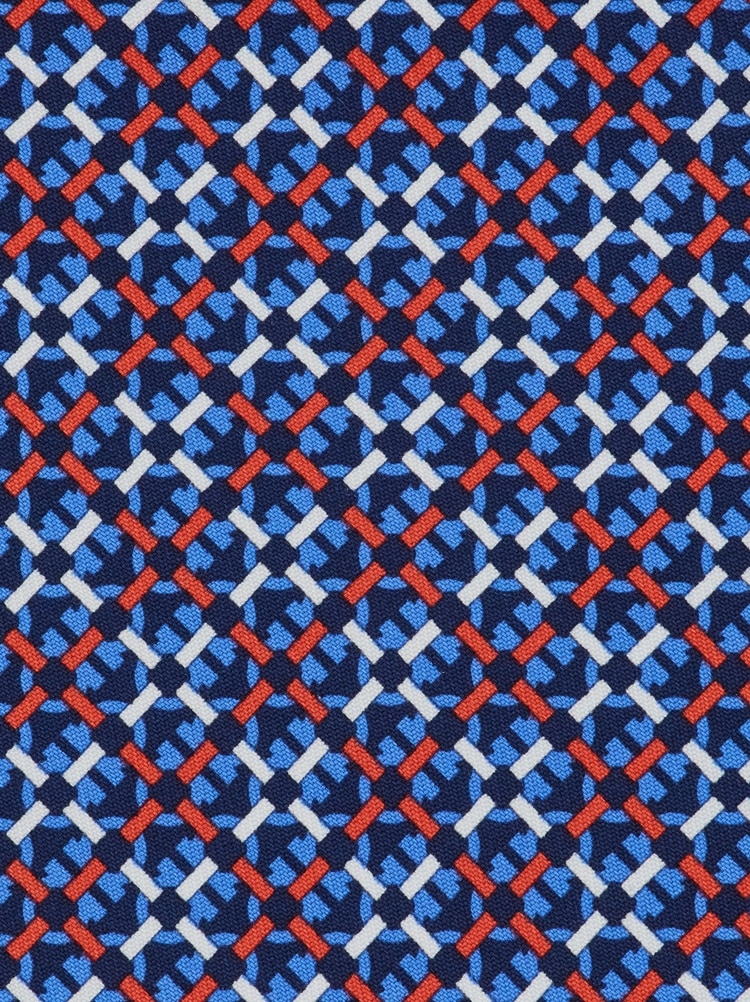 Gancini print silk tie Gallery image 2