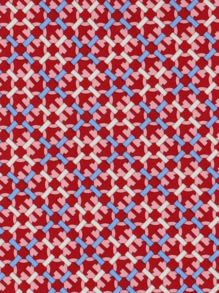 Gancini print silk tie Gallery image 2
