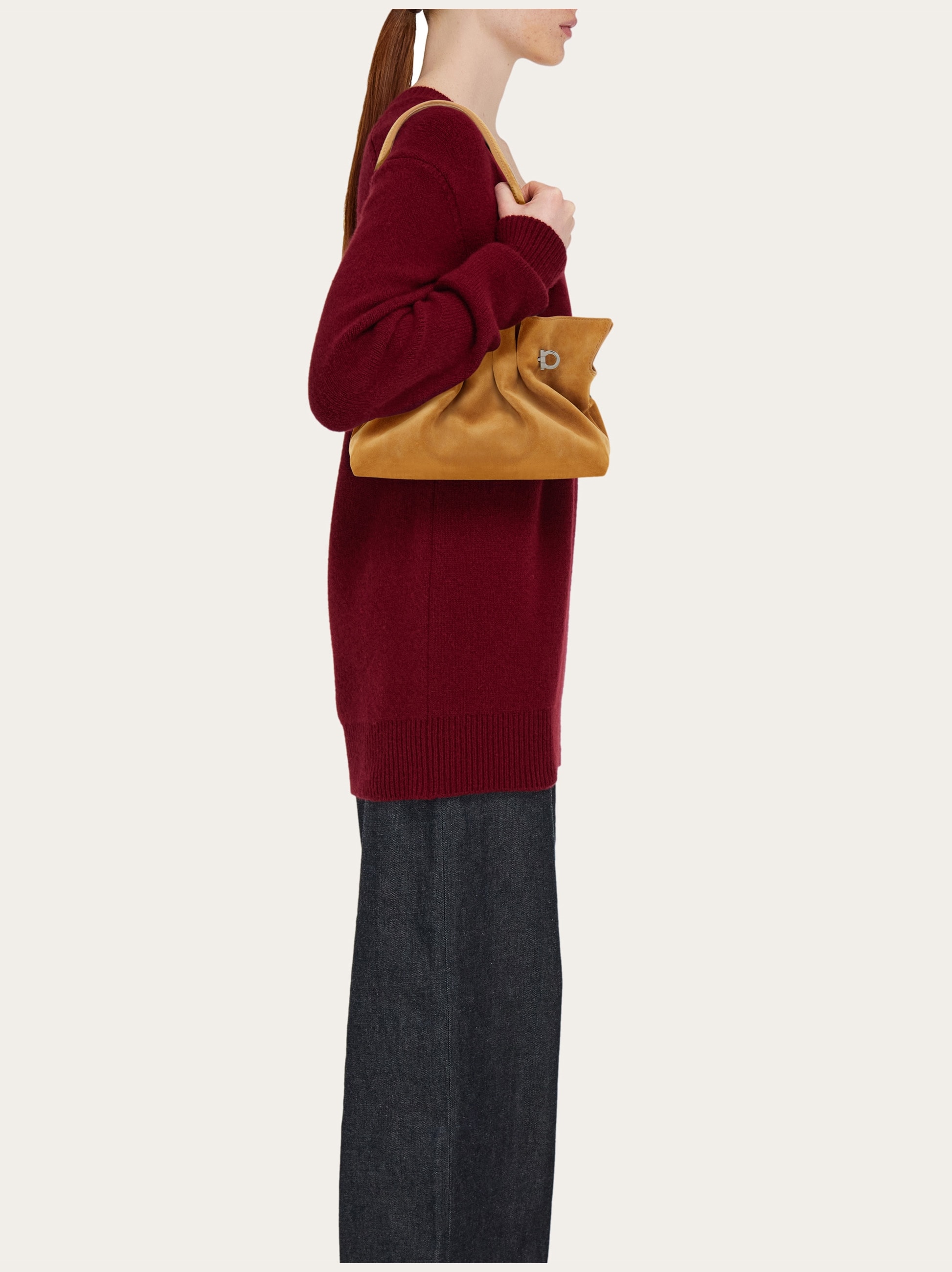 ショルダーバッグ・ポシェット FERRAGAMO SS25 Ferragamo Bags.. Brown (784188 219983009) Ferragamo Hobo S Shoulder Bag | Brown | FARFETCH