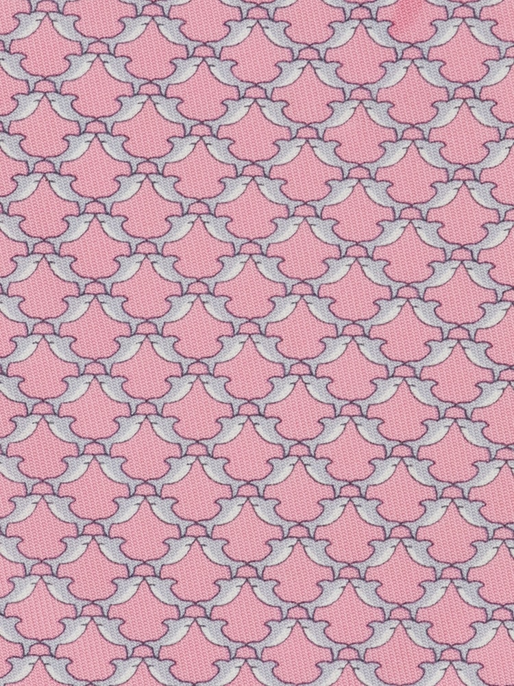 Shark print silk tie Gallery image 2