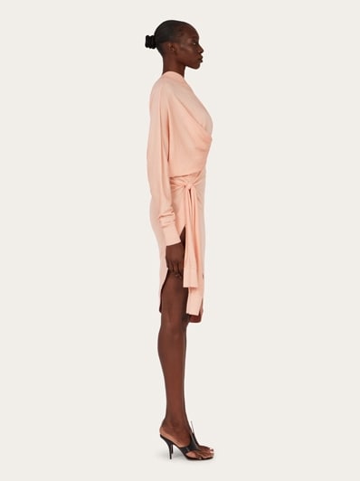 Asymmetric knitted dress - Women | Ferragamo