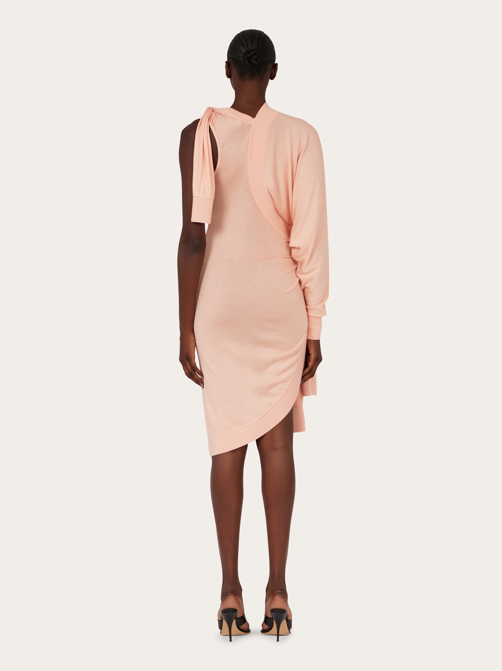 Asymmetric knitted dress - Women | Ferragamo