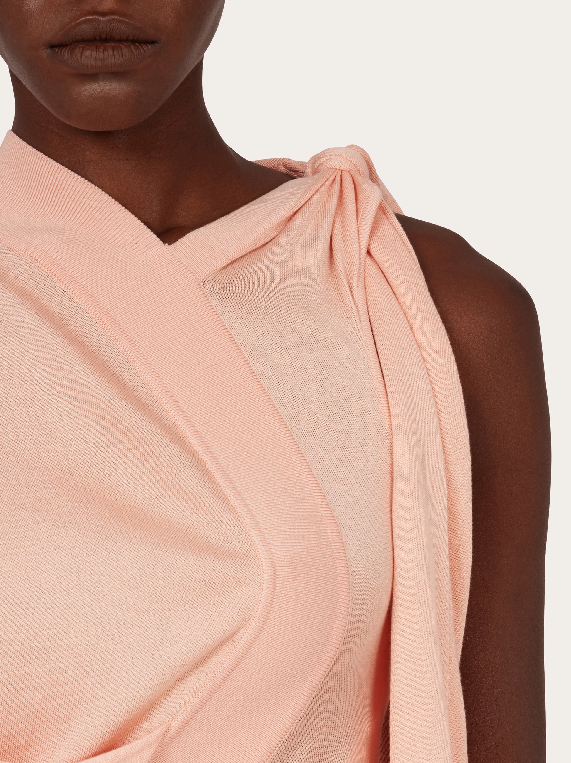 ワンピース FERRAGAMO DRESS (113378784235 BALLET) Asymmetric knitted dress - Women | Ferragamo