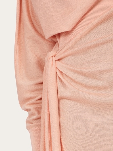 Asymmetric knitted dress - Women | Ferragamo