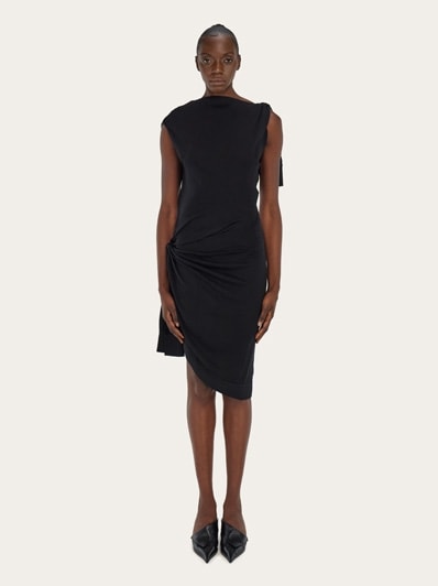 Sleeveless knitted dress - Women | Ferragamo