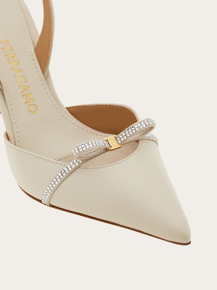Bridal - Slingback with mini bow Gallery image 6