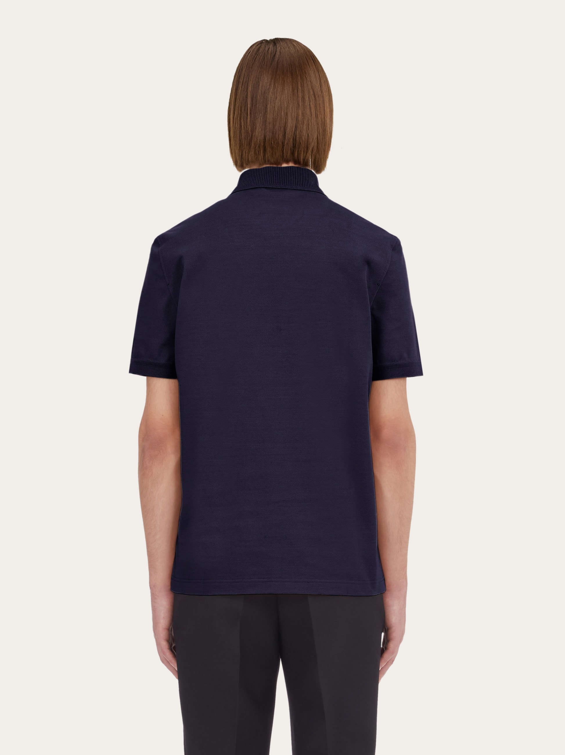 Polo with zip collar - Men | Ferragamo