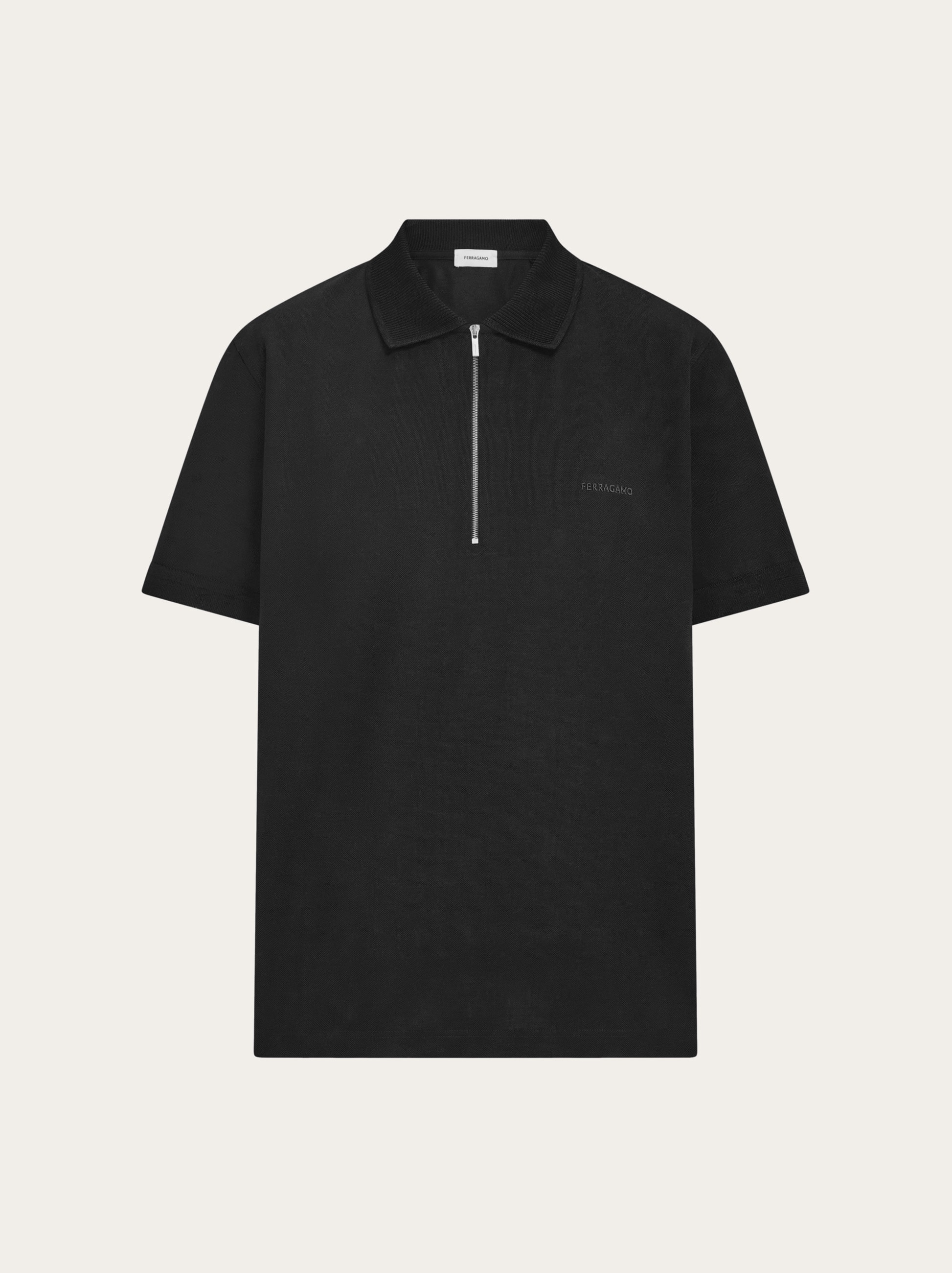 Polo with zip collar - Men | Ferragamo