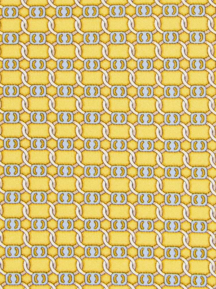 Vara buckle printed silk tie Gallery image 2