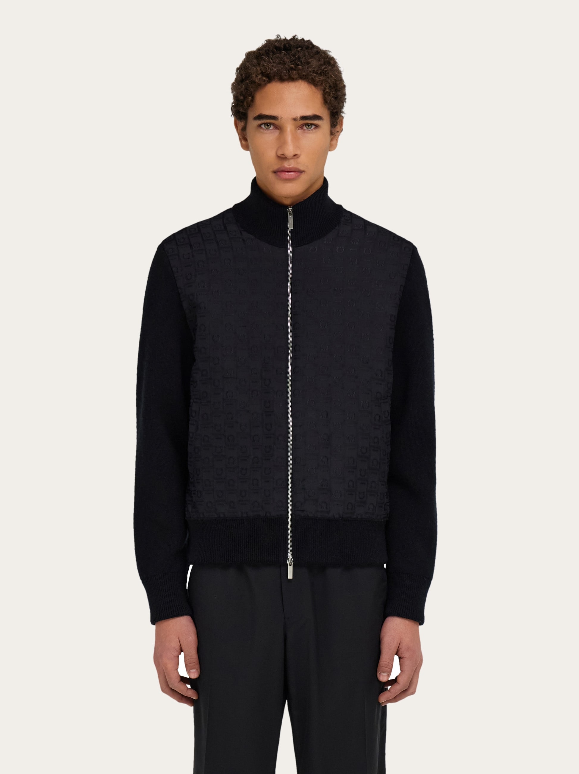 Knitted bomber jacket - Men | Ferragamo